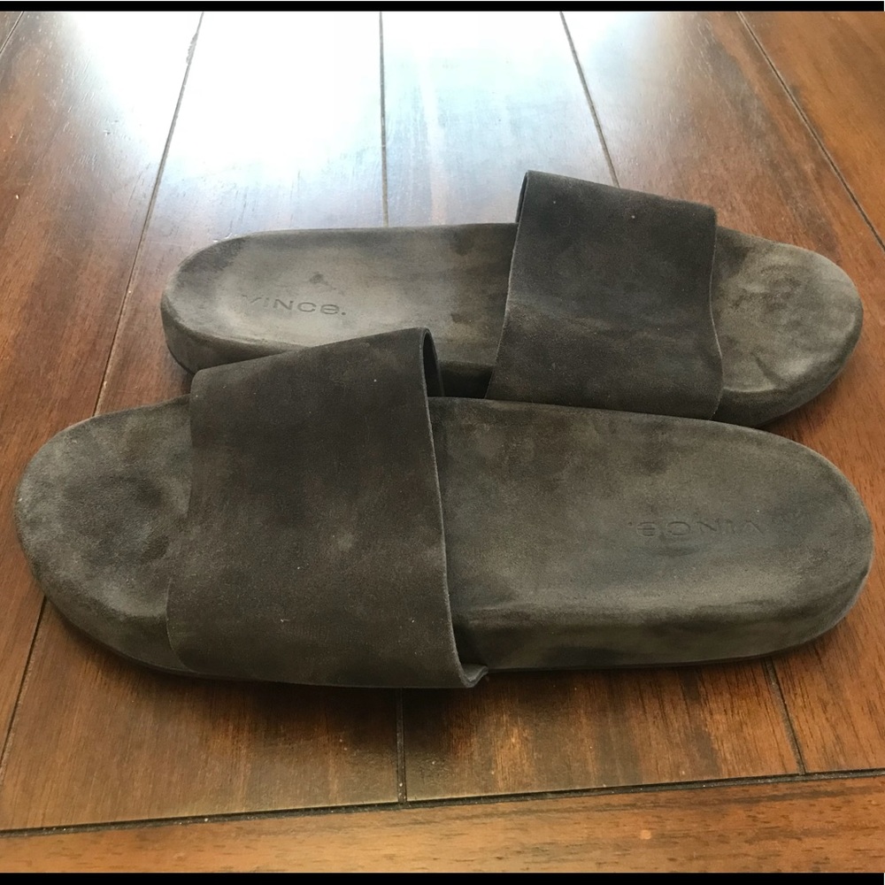 vince monaco suede slide - Picture 3 of 3